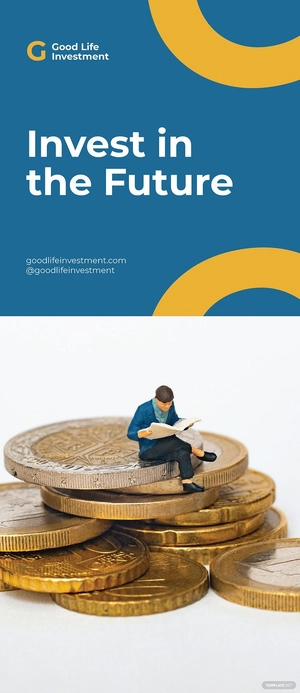 Investment Roll Up Banner Template