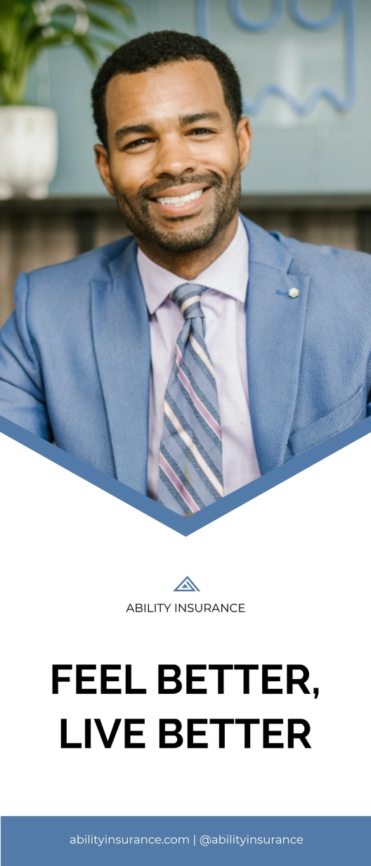 Life Insurance Business Roll Up Banner Template