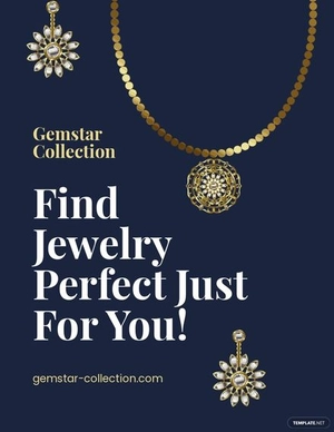 Jewelry Collection Flyer Template