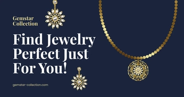 Free Jewelry Collection Facebook Post Template to Edit Online