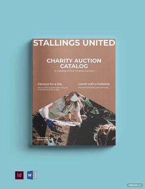 Charity Auction Catalog Template