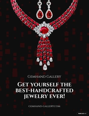Handmade Jewelry Flyer Template