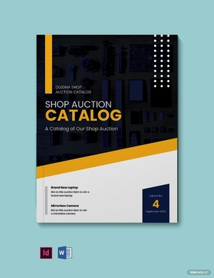 Shop Auction Catalog Template