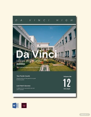 School Auction Catalog Template