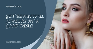 Free Jewelry Discount Facebook Post Template to Edit Online