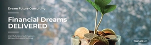 Financial Consultant Billboard Template