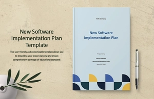 New Software Implementation Plan Template
