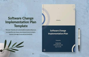 Software Change Implementation Plan Template