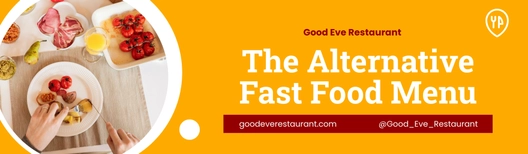 Restaurant Food Billboard Template