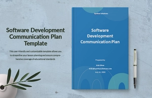 Software Development Communication Plan Template