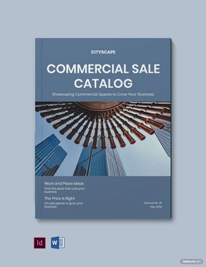 Commercial Sale Catalog Template
