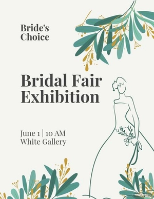 Bridal Fair Exhibition Flyer Template