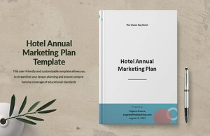 Hotel Annual Marketing Plan Template