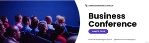 Business Conference Billboard Template