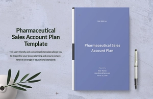 Pharmaceutical Sales Account Plan Template