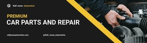 Auto Spare Parts Billboard Template