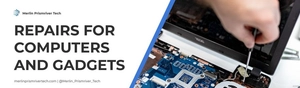 Tech Repair Center Billboard Template