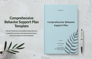 Comprehensive Behavior Support Plan Template