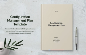 Configuration Management Plan Template Configuration Management Plan Template