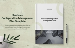 Hardware Configuration Management Plan Template Hardware Configuration Management Plan Template