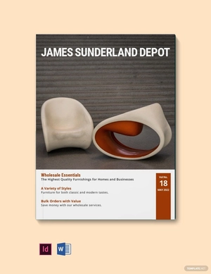 Furniture Wholesale Catalog Template