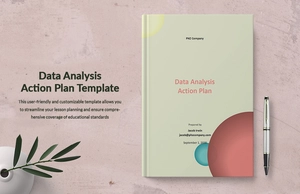 Data Analysis Action Plan Template