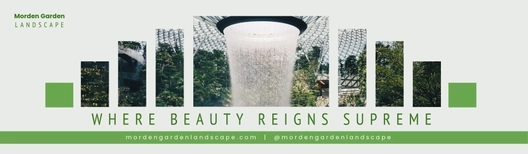 Modern Garden Landscape Billboard Template