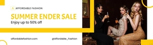 End of Season Sale Billboard Template