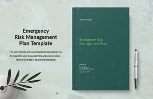 Emergency Risk Management Plan Template