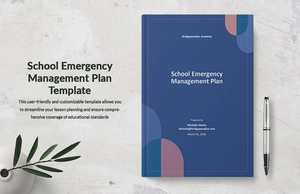 School Emergency Management Plan Template