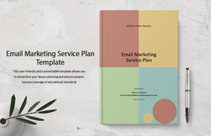 Email Marketing Service Plan Template