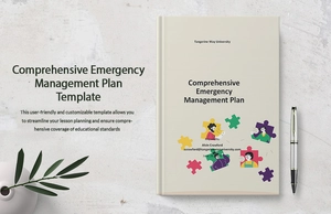 Comprehensive Emergency Management Plan Template