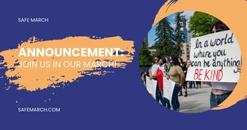 Free Campaign Announcement Facebook Post Template to Edit Online