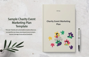Sample Charity Event Marketing Plan Template