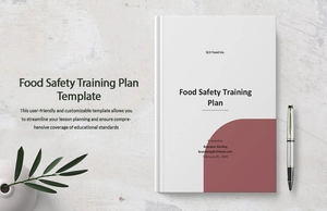 Food Safety Training Plan Template