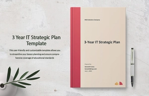 3 Year IT Strategic Plan Template