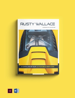 Automobile Service Catalog Template