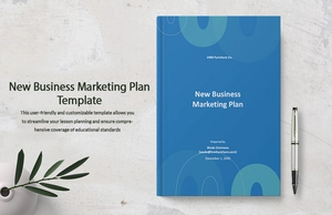 New Business Marketing Plan Template