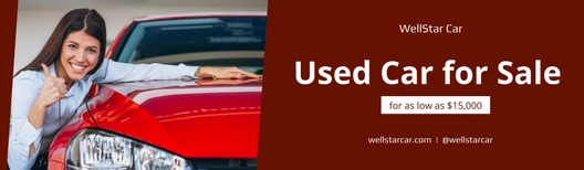 Car For Sale Billboard Template