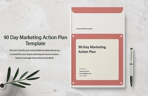 90 Day Marketing Action Plan Template