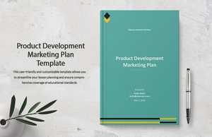 Product Development Marketing Plan Template
