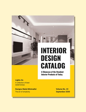 Creative Interior Design Cataloge Template