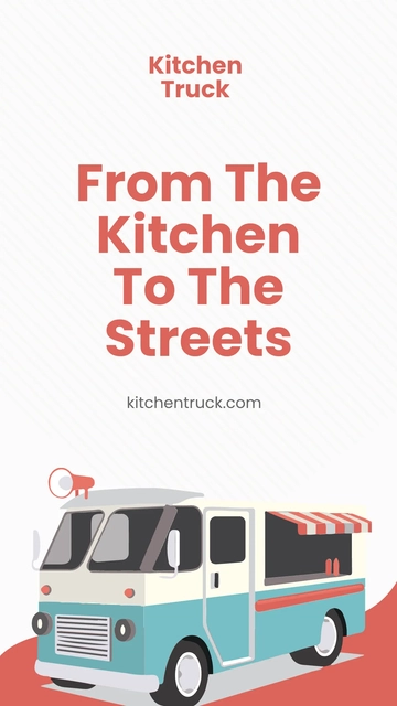 Free Food Truck Ad Instagram Story Template to Edit Online