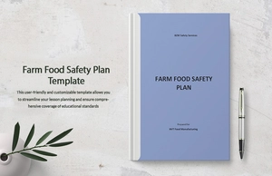 Farm Food Safety Plan Template