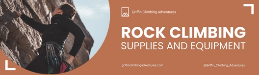 Climbing Sport Billboard Template