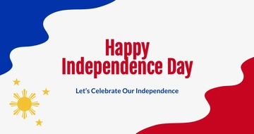 Free Happy Philippines Independence Day Facebook Post Template to Edit Online