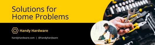 Hardware Store Billboard Template