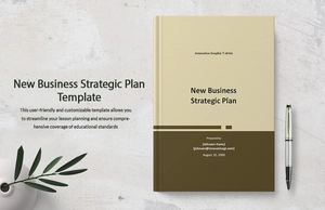 New Business Strategic Plan Template