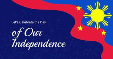 Free Philippines Independence Day Celebration Facebook Post Template to Edit Online