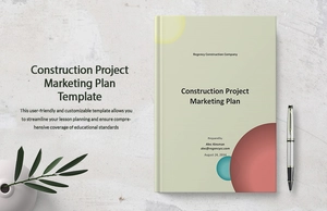 Construction Project Marketing Plan Template